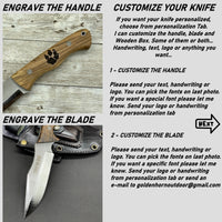 Camping Knife | Hunter Knife | Woodcraft Knife | Bushcraft knife | Survival Knife